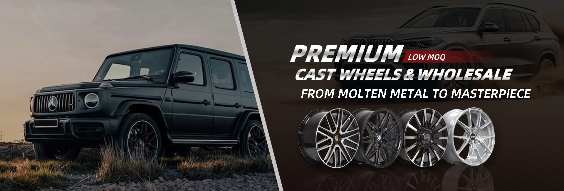 Premium Cast Wheels/Wholesale ---From Molten Metal to Masterpiece Low MOQ Rich Product Molds Refining Pure Metal Raw Materials