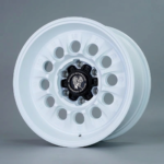 B508 white retro off-road wheel for Toyota Land Cruiser and Hilux