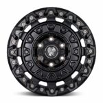 B503 matte black off-road wheel for Toyota Hilux and Ford Bronco