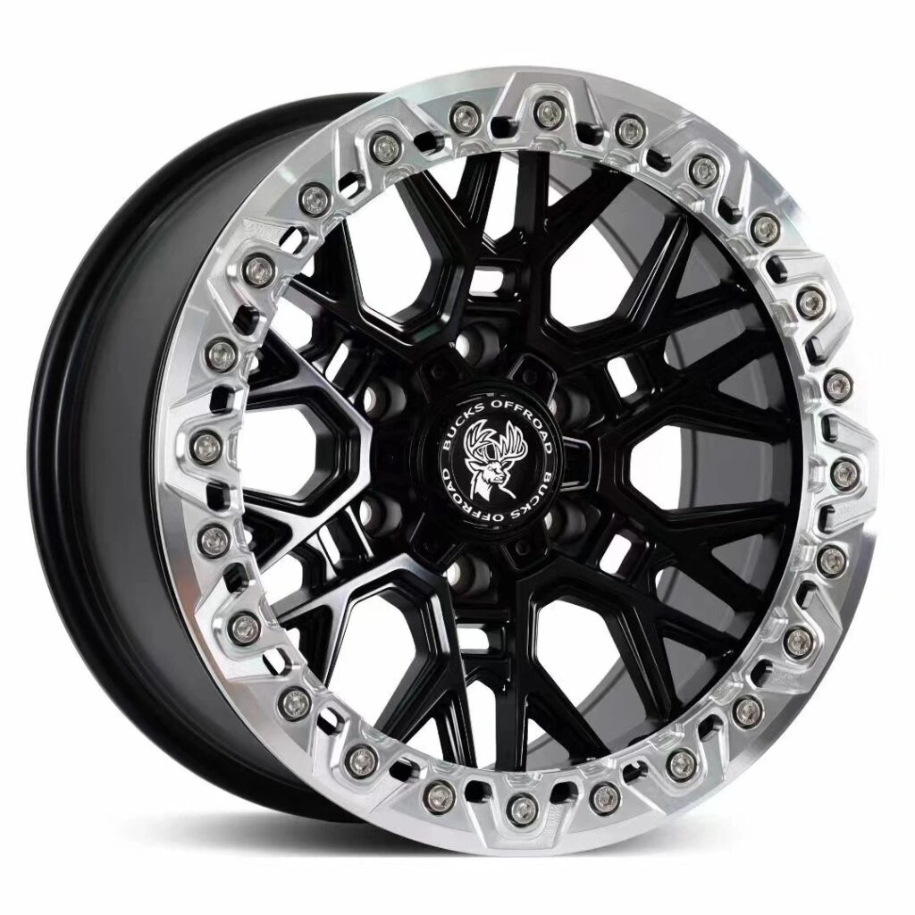 B504 forged beadlock off-road wheel 17x8.5 18x8.5 for Jeep Wrangler Ford Ranger Toyota Hilux