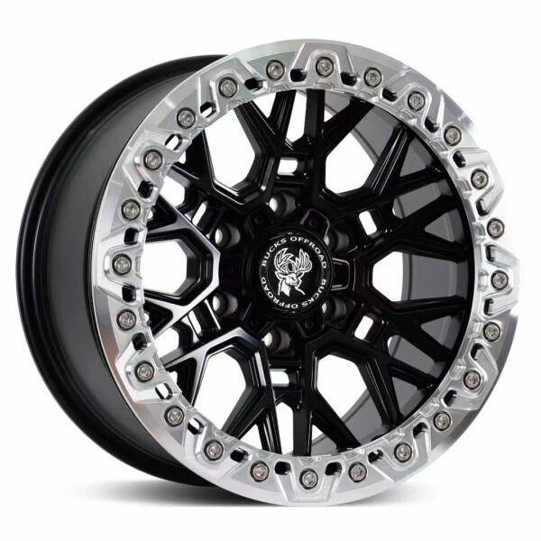 B504 forged beadlock off-road wheel 17x8.5 18x8.5 for Jeep Wrangler Ford Ranger Toyota Hilux