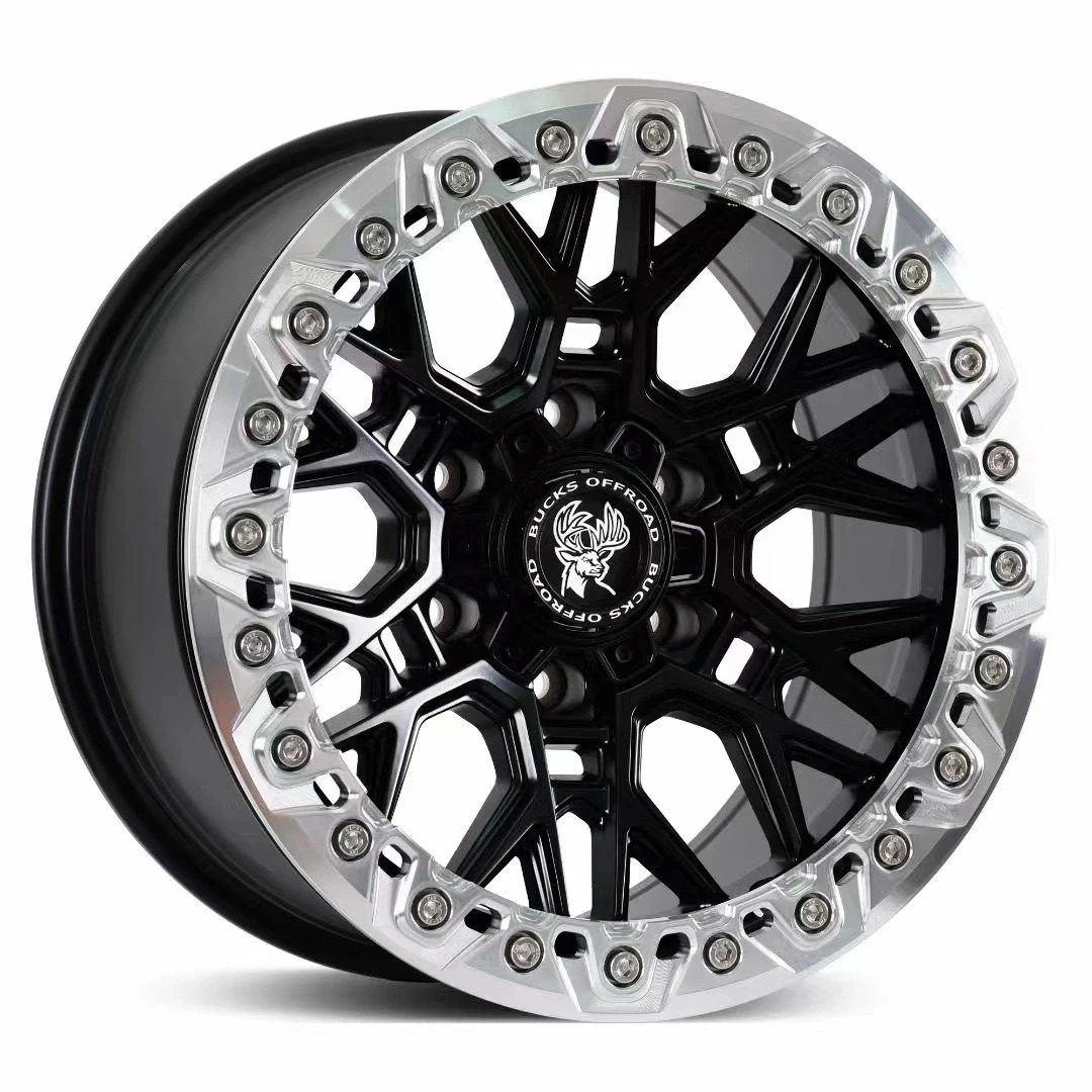 B504 forged beadlock off-road wheel 17x8.5 18x8.5 for Jeep Wrangler Ford Ranger Toyota Hilux