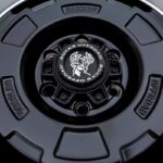 B506 matte black retro off-road wheel for Toyota Hilux and Tacoma