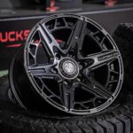 B511 matte black forged off-road wheel for Ford Ranger and Tacoma