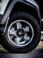 B509 retro forged off-road wheel mounted on lifted Ford Ranger