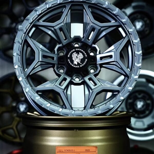 B507 off-road wheel 17x8.5 18x8.5 for Ford Bronco Toyota Hilux Jeep Gladiator